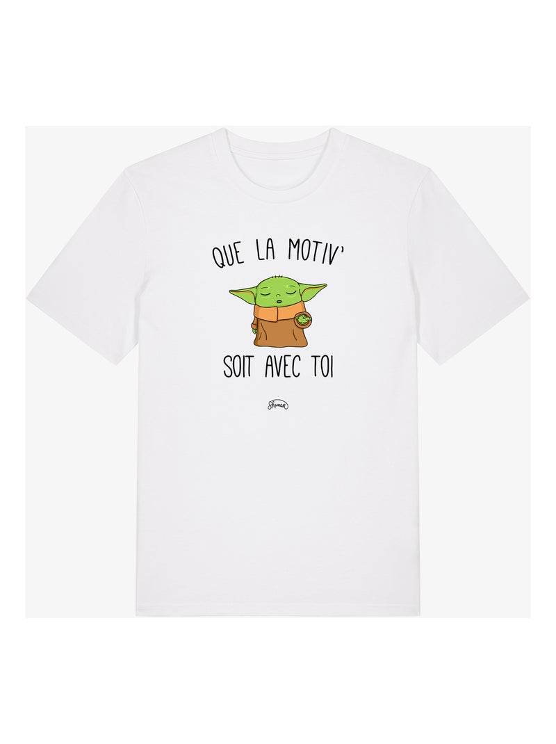 T-shirt Man - QUE LA MOTIV SOIT AVEC TOI Wit - Kiabi