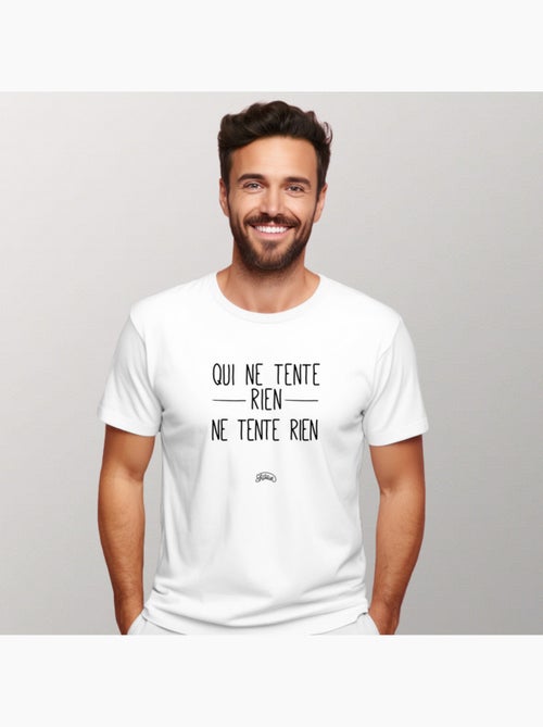 T-shirt Man - QUI NE TENTE RIEN NE TENTE RIEN - Kiabi T-shirt Man - QUI NE TENTE RIEN NE TENTE RIEN - Kiabi