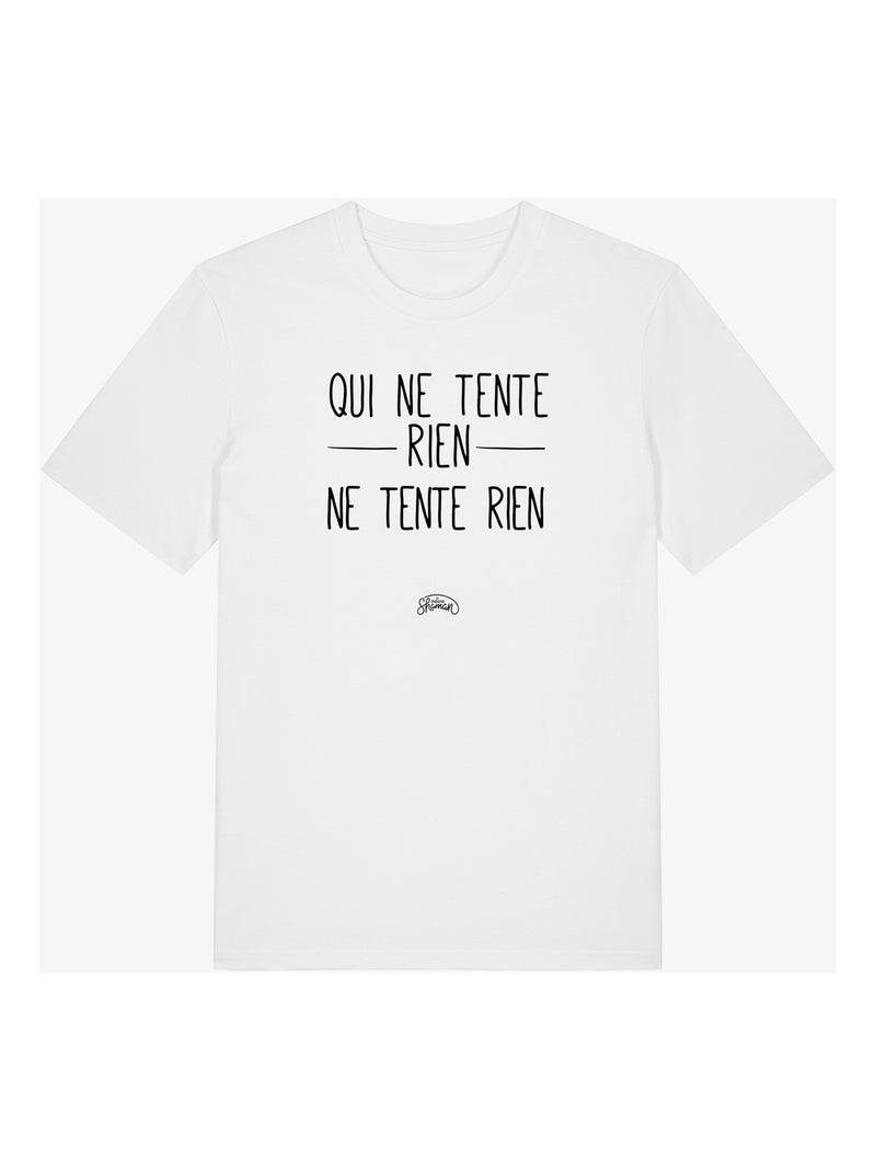 T-shirt Man - QUI NE TENTE RIEN NE TENTE RIEN Wit - Kiabi