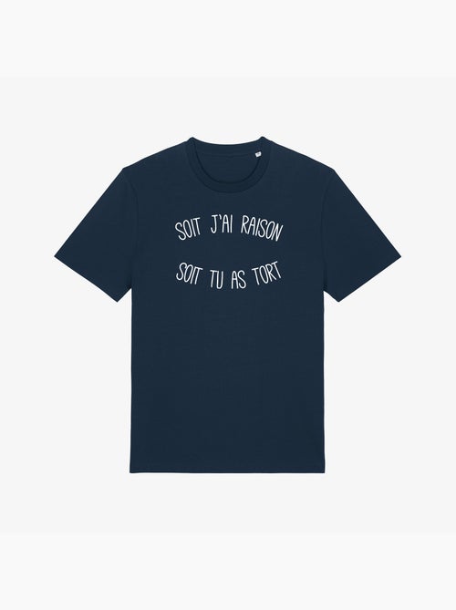 T-shirt Man - SOIT J'AI RAISON SOIT TU AS TORT - Kiabi T-shirt Man - SOIT J'AI RAISON SOIT TU AS TORT - Kiabi