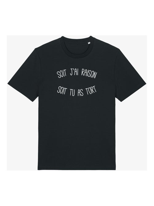 T-shirt Man - SOIT J'AI RAISON SOIT TU AS TORT - Kiabi T-shirt Man - SOIT J'AI RAISON SOIT TU AS TORT - Kiabi