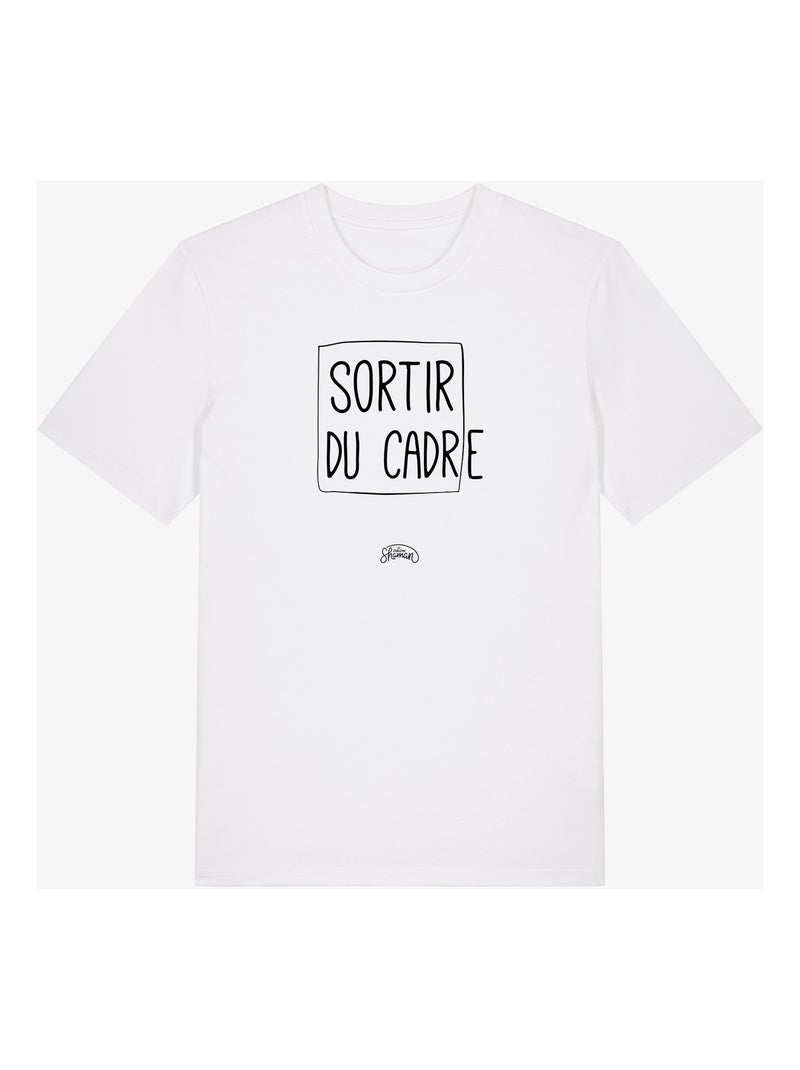 T-shirt Man - SORTIR DU CADRE Wit - Kiabi