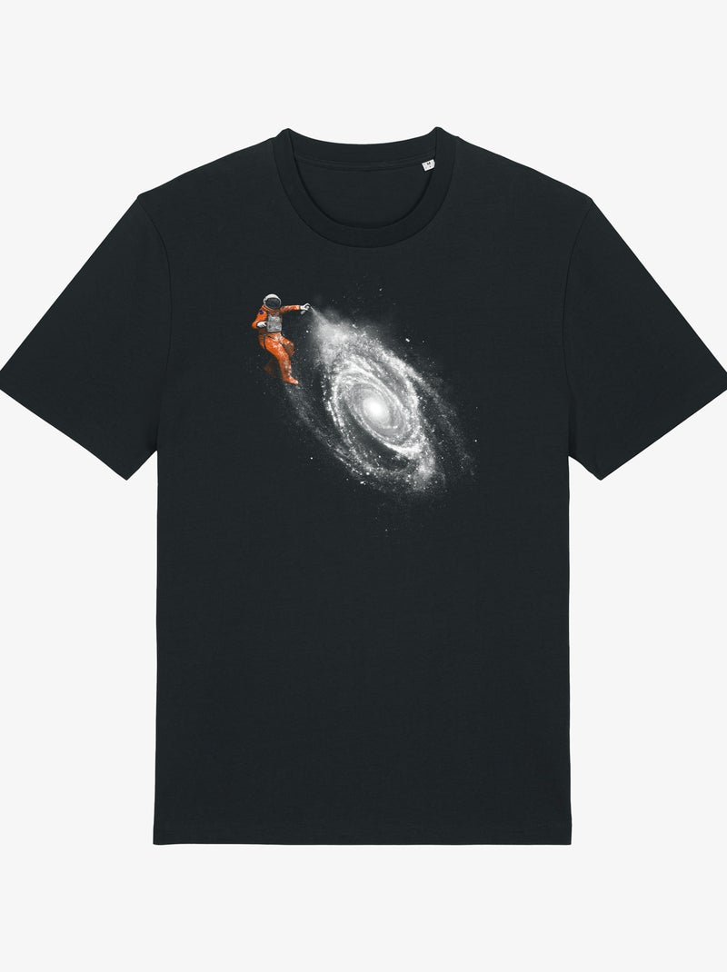T-shirt Man - SPACE ART Zwart - Kiabi