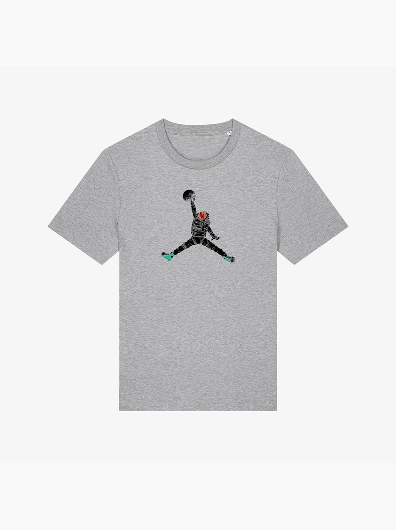 T-shirt Man - SPACE DUNK Gemêleerd grijs - Kiabi