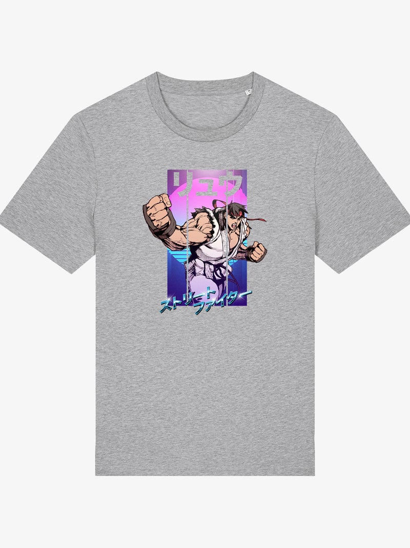 T-shirt Man - STREET FIGHTER 3 Gemêleerd grijs - Kiabi
