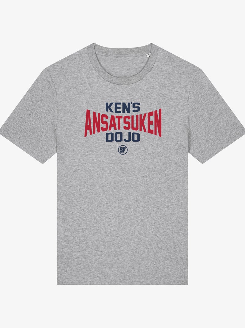 T-shirt Man - STREET FIGHTER KEN'S ANSATSUKEN DOJO Gemêleerd grijs - Kiabi
