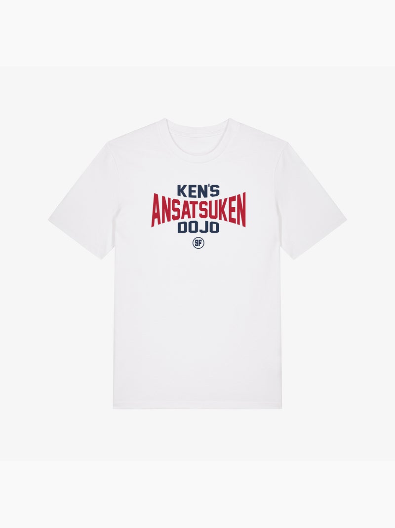 T-shirt Man - STREET FIGHTER KEN'S ANSATSUKEN DOJO Wit - Kiabi