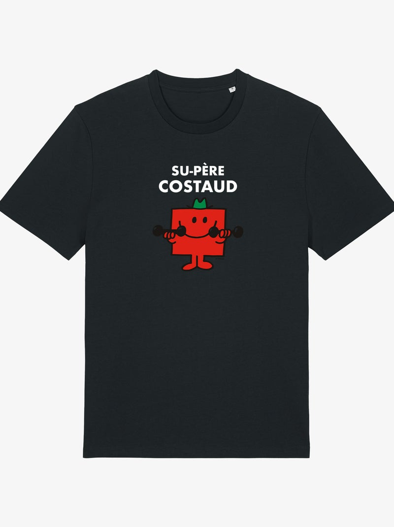 T-shirt Man - SU PERE COSTAUD Zwart - Kiabi