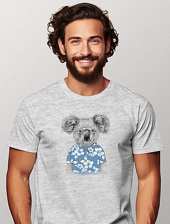 T-shirt Man - SUMMER KOALA BLUE