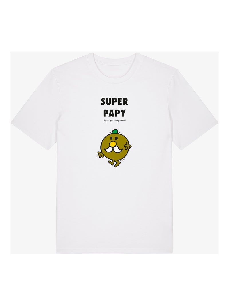 T-shirt Man - SUPER PAPY MRMME Wit - Kiabi