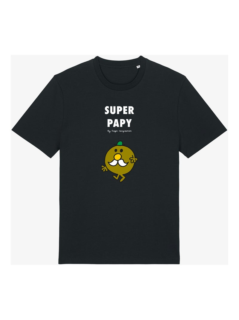 T-shirt Man - SUPER PAPY MRMME Zwart - Kiabi