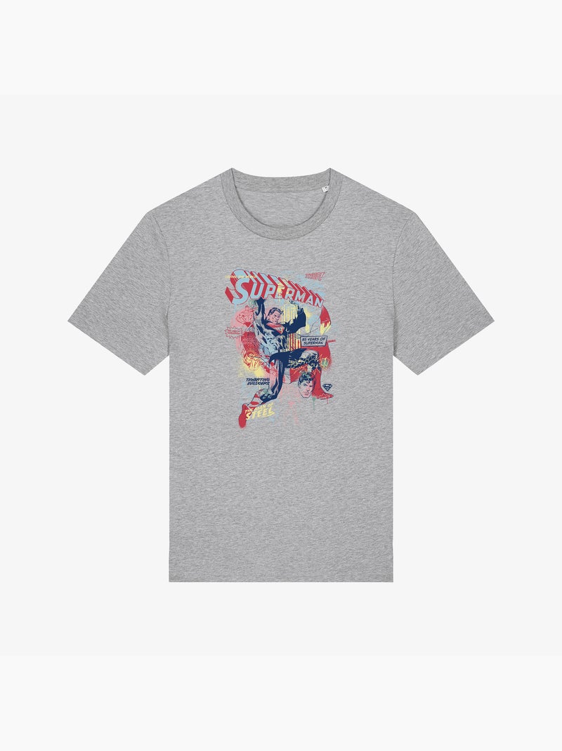 T-shirt Man - SUPERMAN 2 Gemêleerd grijs - Kiabi