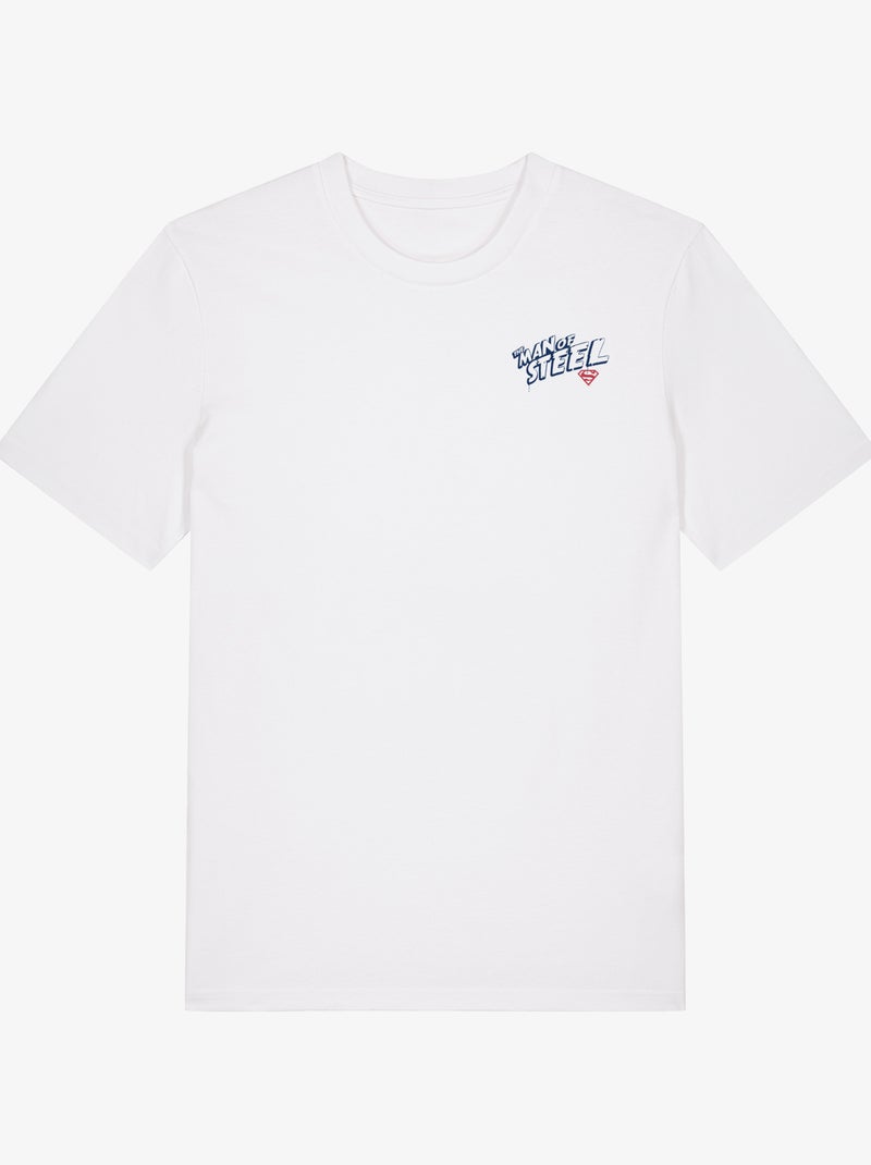 T-shirt Man - SUPERMAN THE MAN OF STEEL CŒUR Wit - Kiabi