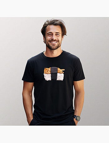 T-shirt Man - SUSHI CAT