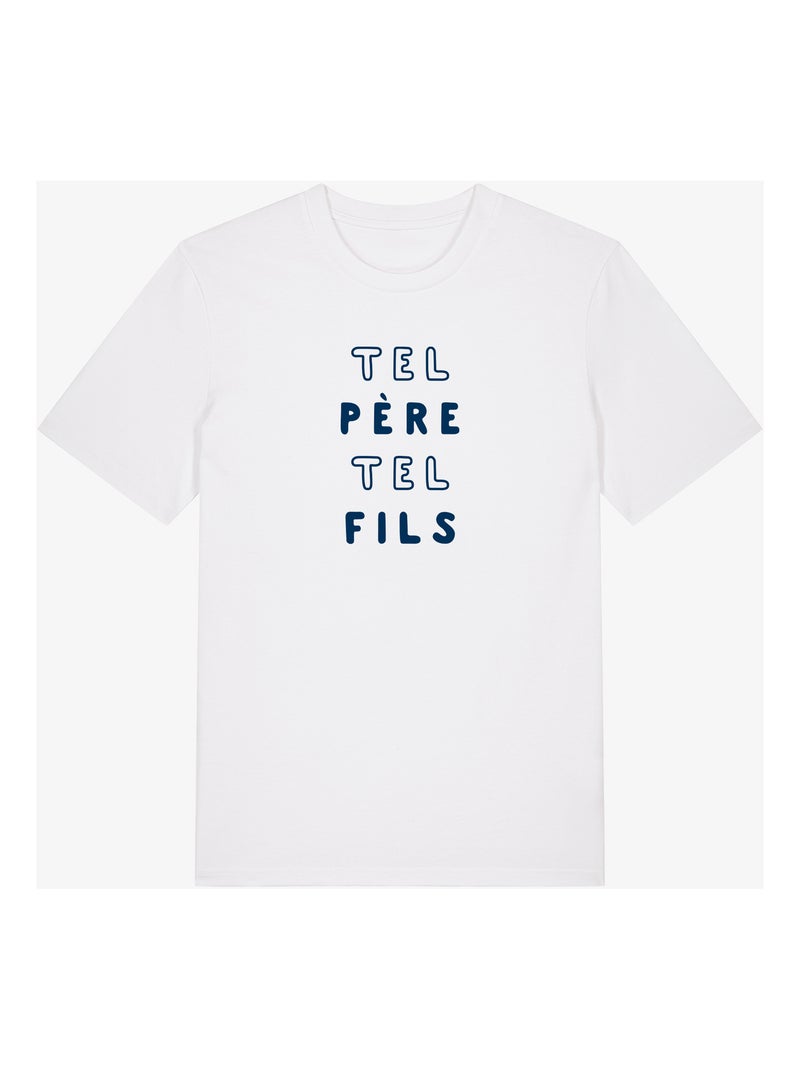 T-shirt Man - TEL PÈRE TEL FILS 2 MPT Wit - Kiabi