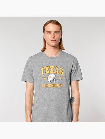 T-shirt Man - TEXAS LONGHORNS YELLOW