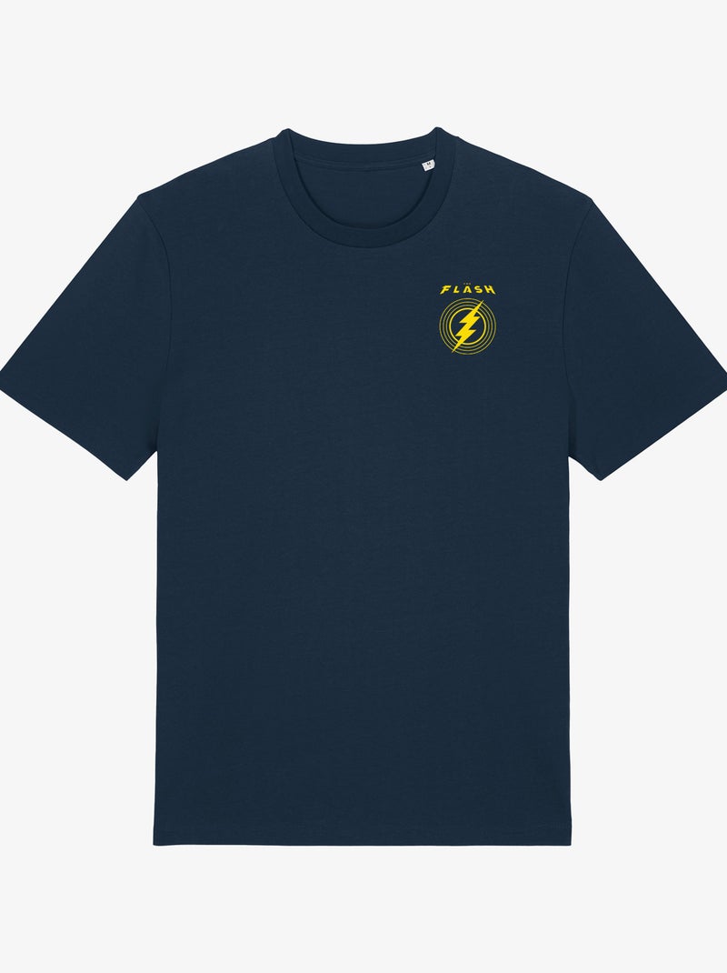 T-shirt Man - THE FLASH LOGO CŒUR Marineblauw - Kiabi