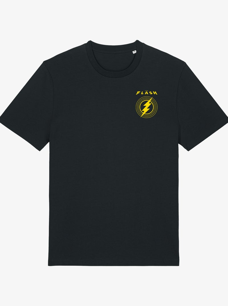 T-shirt Man - THE FLASH LOGO CŒUR Zwart - Kiabi