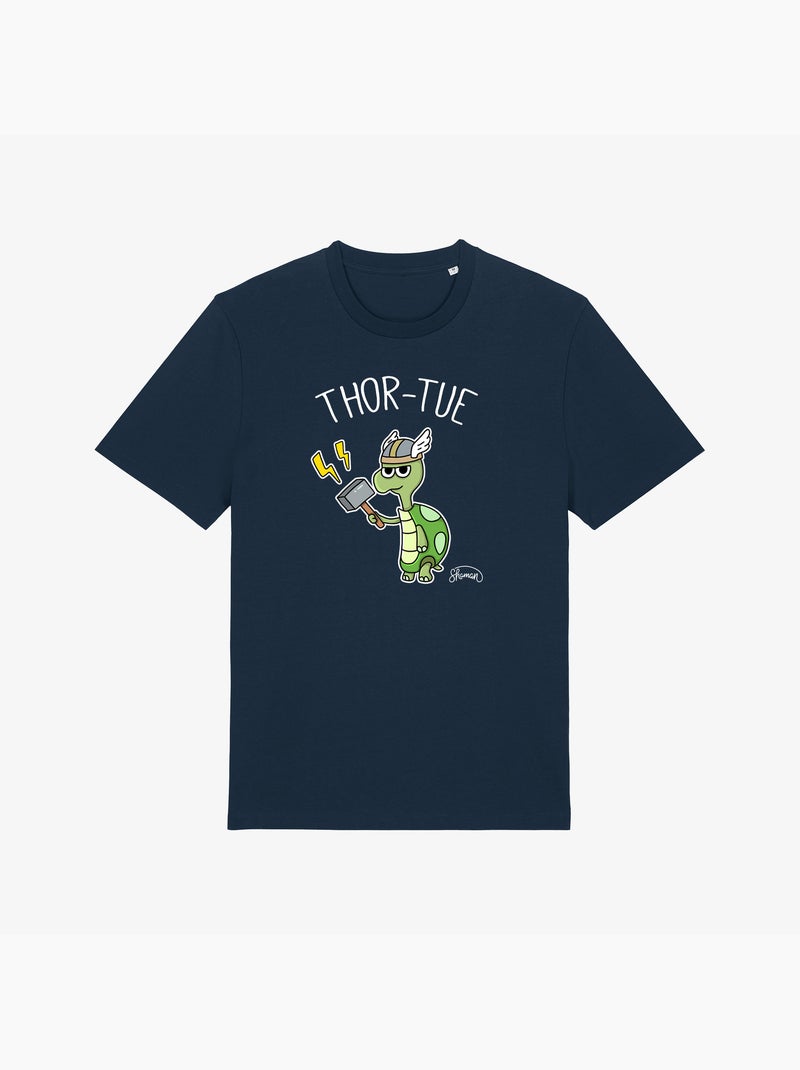 T-shirt Man - THOR-TUE Marineblauw - Kiabi