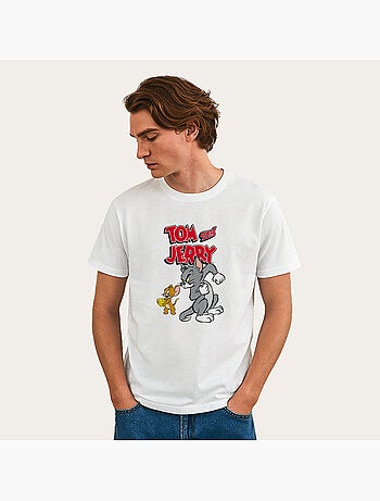 T-shirt Man - TOM AND JERRY CHEESE GRAPHIC