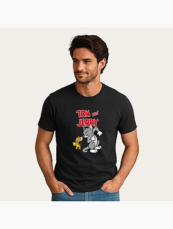T-shirt Man - TOM AND JERRY CHEESE GRAPHIC