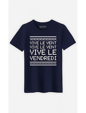 T-shirt man - vive le vent vive le vendredi