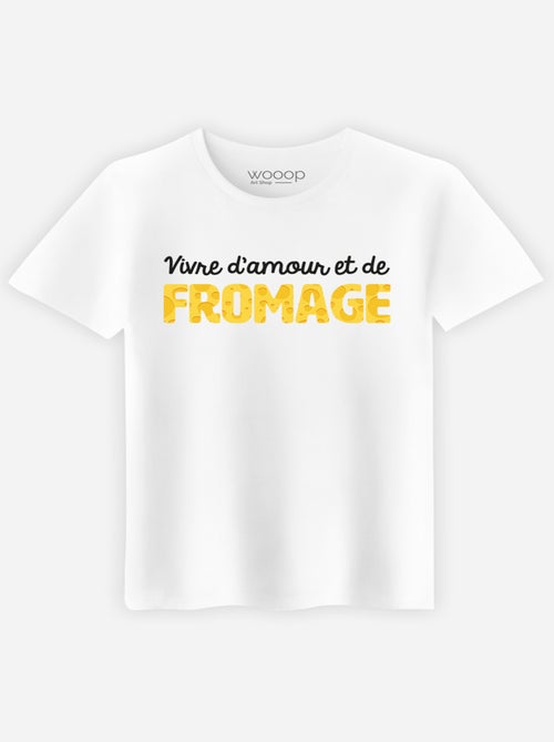 T-shirt Man - VIVRE D'AMOUR ET DE FROMAGE - Kiabi T-shirt Man - VIVRE D'AMOUR ET DE FROMAGE - Kiabi