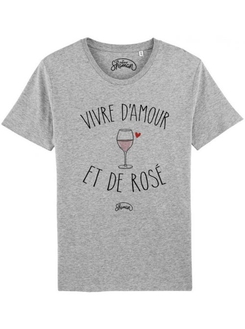 T-shirt Man - VIVRE D'AMOUR ET DE ROSE - Kiabi T-shirt Man - VIVRE D'AMOUR ET DE ROSE - Kiabi