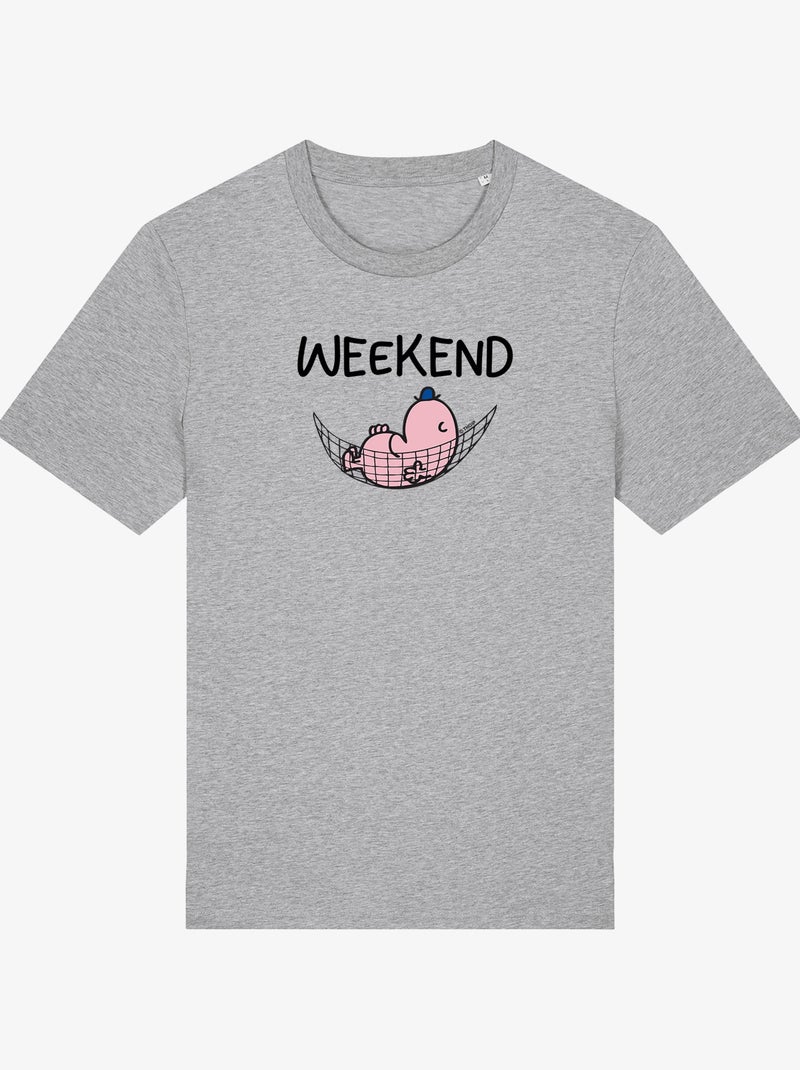 T-shirt Man - WEEKEND Gemêleerd grijs - Kiabi
