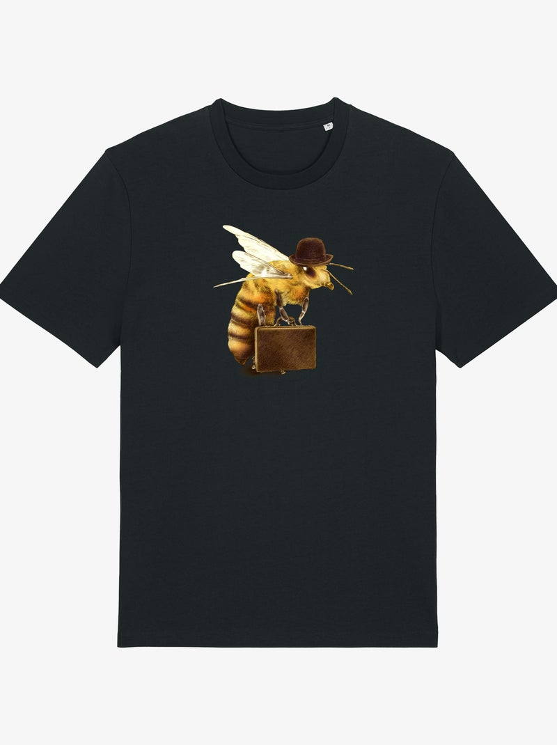 T-shirt Man - WORKER BEE Zwart - Kiabi