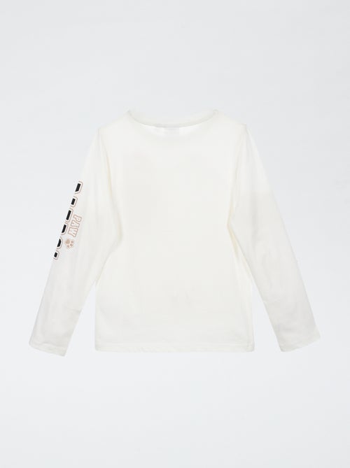 T-shirt manche longue 'Pat patrouille' en coton - Kiabi