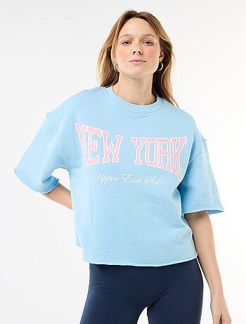 T-shirt manches 3/4 en French Terry