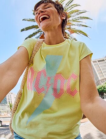T-shirt manches courtes 'AC/DC'