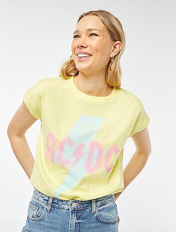 T-shirt manches courtes 'AC/DC'