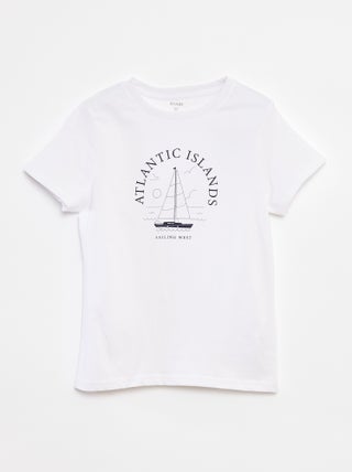 T-shirt manches courtes avec imprimé