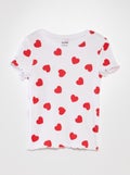 T-shirt manches courtes BLANC - Kiabi