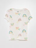 T-shirt manches courtes BLANC - Kiabi