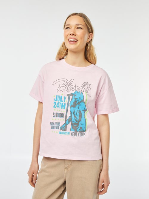 T-shirt manches courtes 'Blondie' - Kiabi