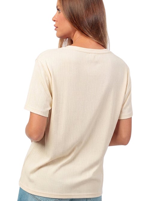 T-shirt manches courtes blouse - Kiabi T-shirt manches courtes blouse - Kiabi