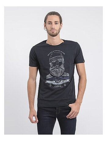 T-shirt manches courtes col rond pur coton JABRUN