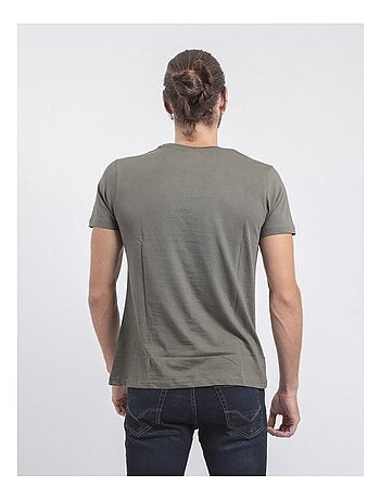 T-shirt manches courtes col rond pur coton JAMIX