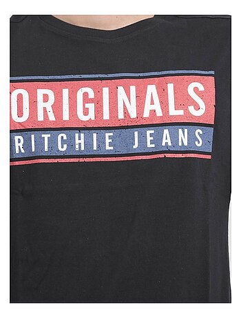 T-shirt manches courtes col rond pur coton JANVILLE