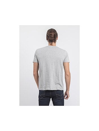 T-shirt manches courtes col rond pur coton JARDIN