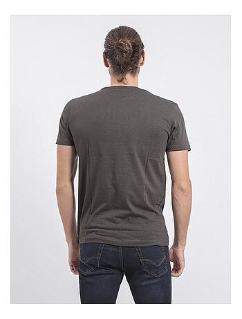T-shirt manches courtes col rond pur coton JIBIDEL