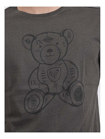 T-shirt manches courtes col rond pur coton JIBIDEL