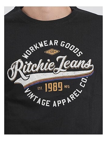 T-shirt manches courtes col rond pur coton JONAK