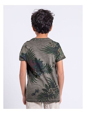 T-shirt manches courtes col rond pur coton NABANE garçon