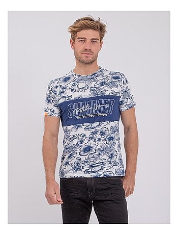 T-shirt manches courtes col rond pur coton NOLIBA