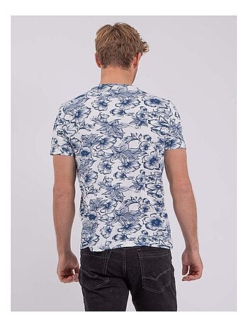 T-shirt manches courtes col rond pur coton NOLIBA