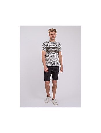 T-shirt manches courtes col rond pur coton NOLIBA